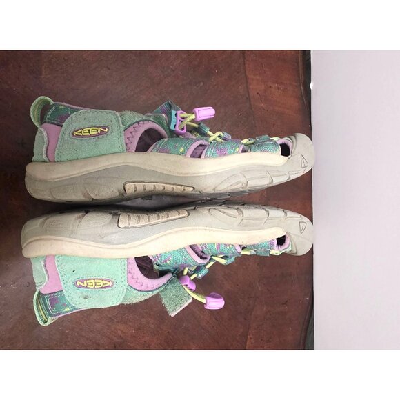 Keen Kids Green/Purple Closed-Toe Sandals Size 3 - Picture 7 of 9